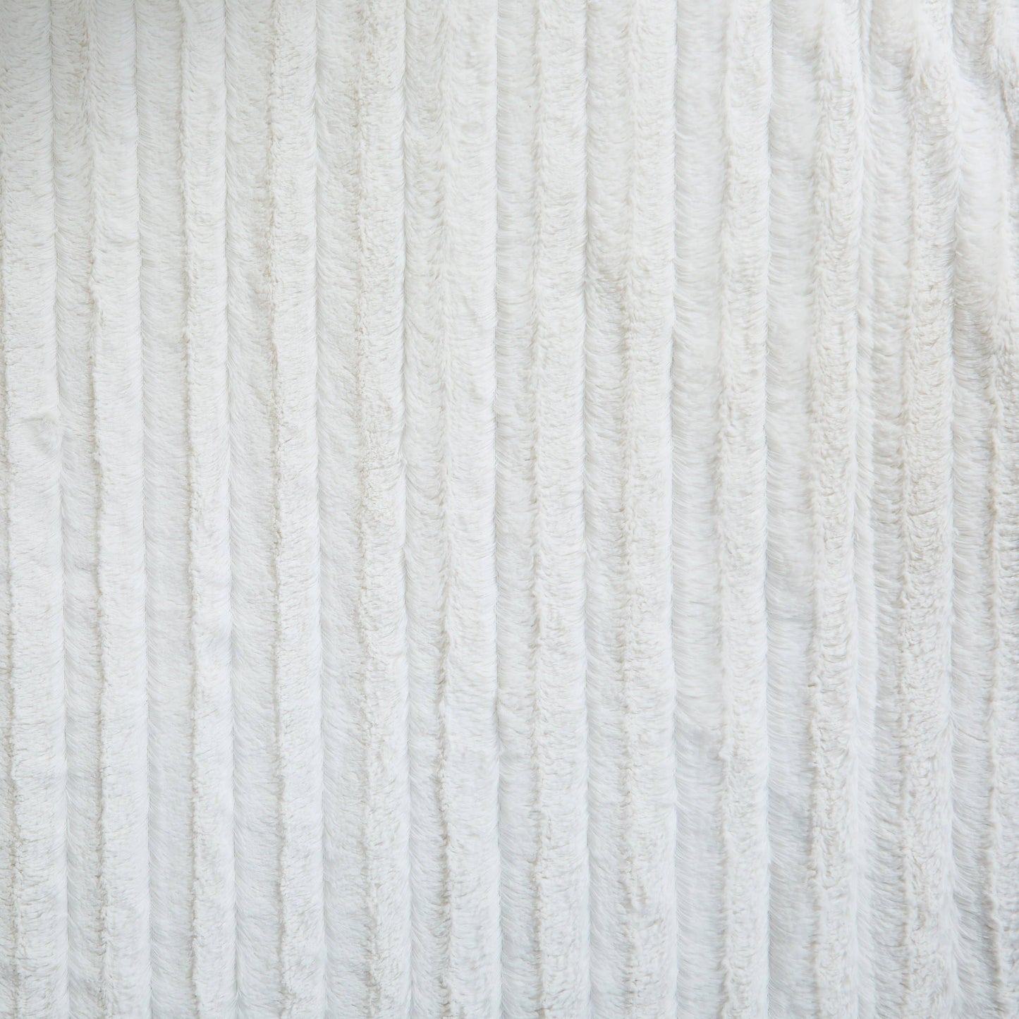 Tache White Ivory Polar Faux Fur with Sherpa Throw Blanket: 50 x 60