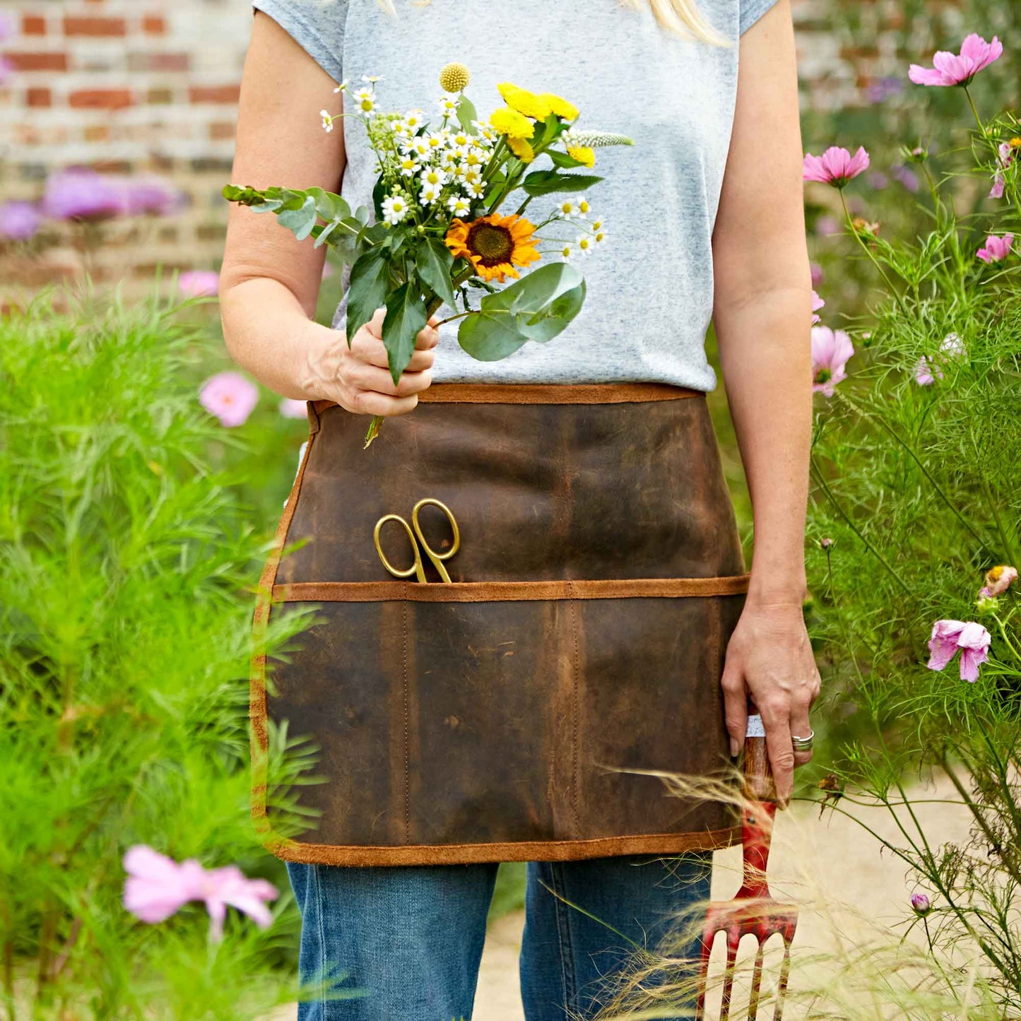 Buffalo Leather Gardening or Tool Belt