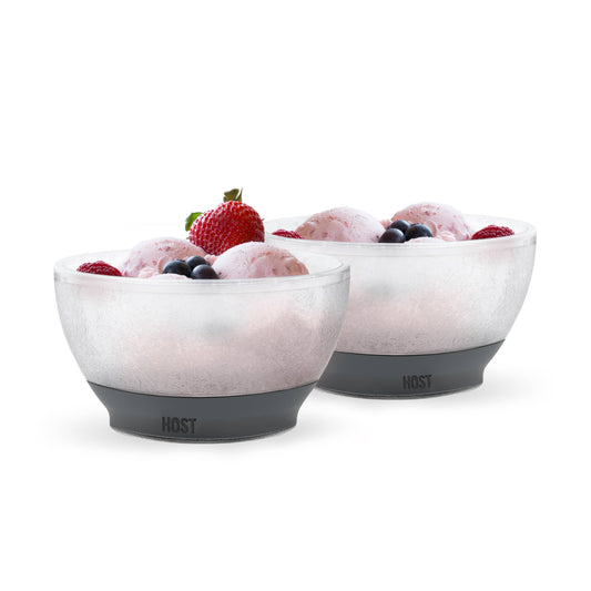Ice Cream FREEZE™ Cooling Bowls w/ Cooling Gel - Set of 2
