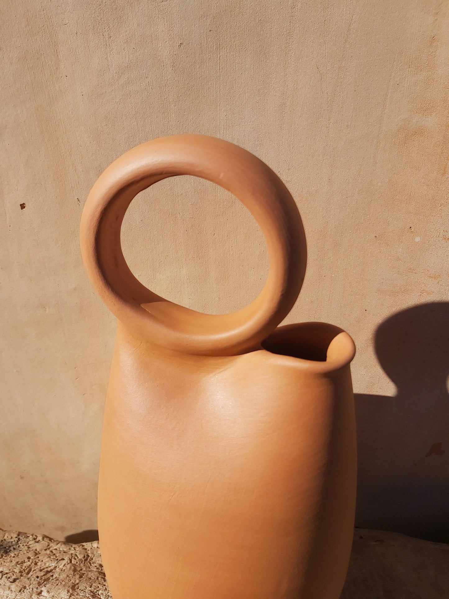 Traditional hoop vase.: L