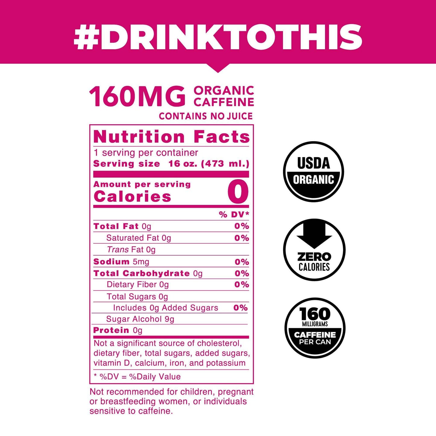 NEW Organic Strawberry Lemonade Zero-Calorie Yerba Mate Tea