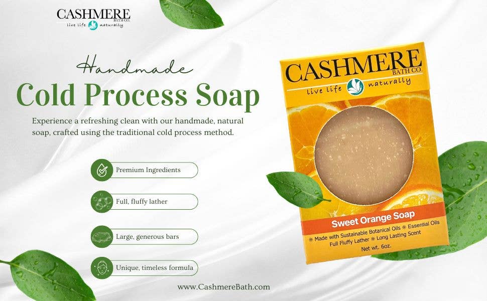 Gift Boxed Handmade Soap - Cashmere Bath Co: Almond Blossom