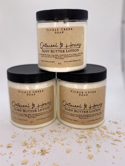 Oatmeal & Honey Body Butter Lotion