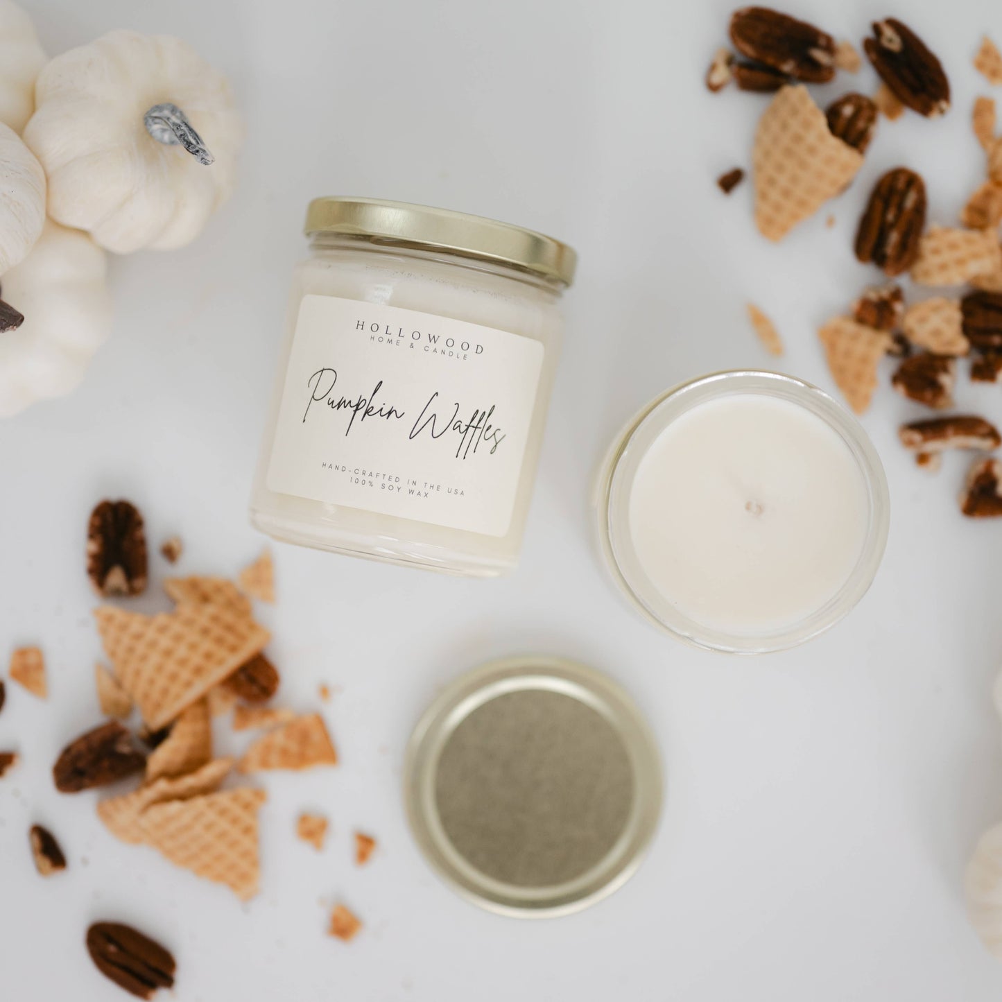 PUMPKIN WAFFLES | FALL | 8 OZ CANDLE: 8 OUNCE