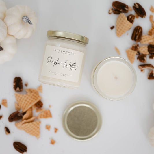 PUMPKIN WAFFLES | FALL | 8 OZ CANDLE: 8 OUNCE