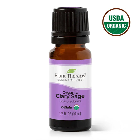USDA organic clary sage essential oil 10 ml