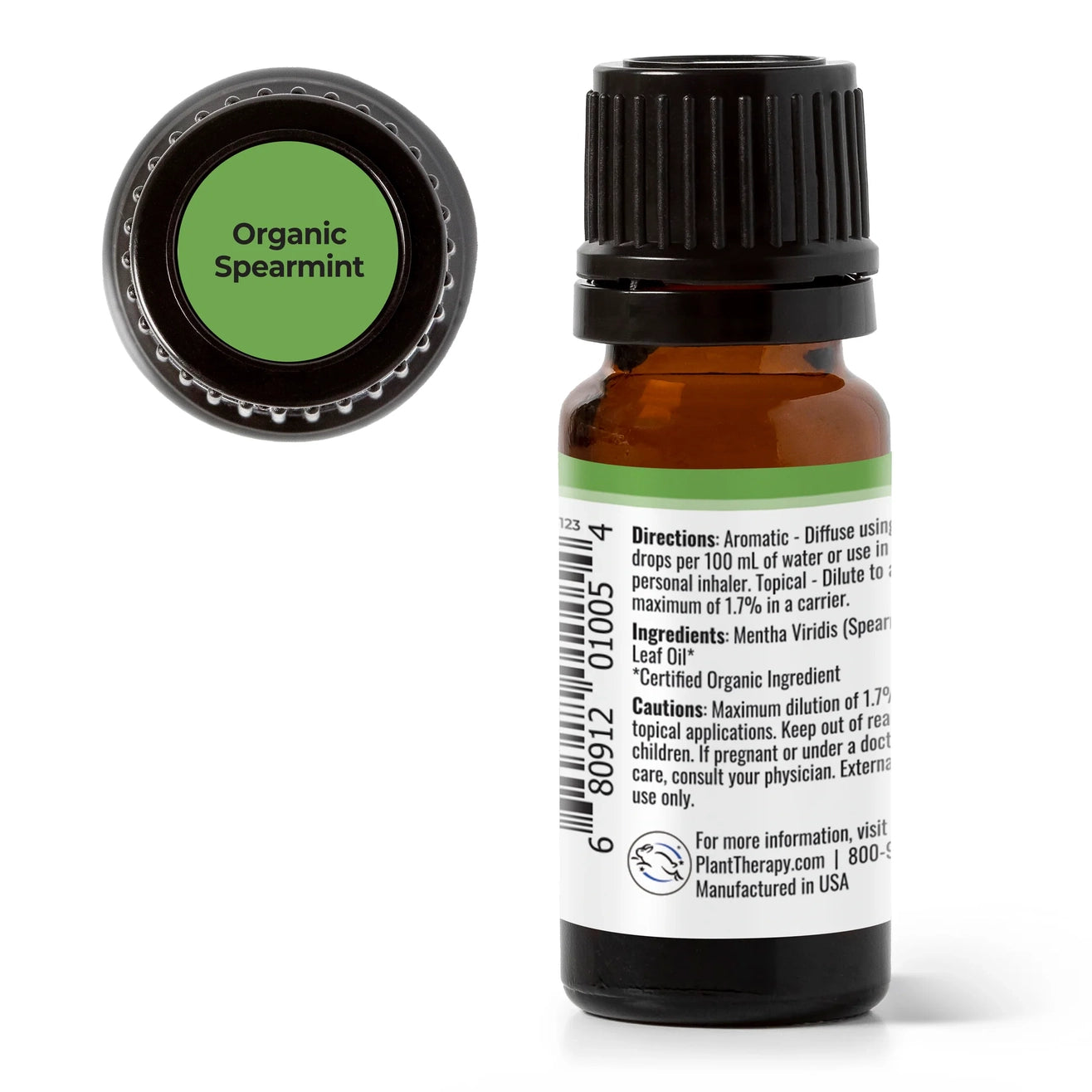 USDA organic spearmint essential oil 10ml
