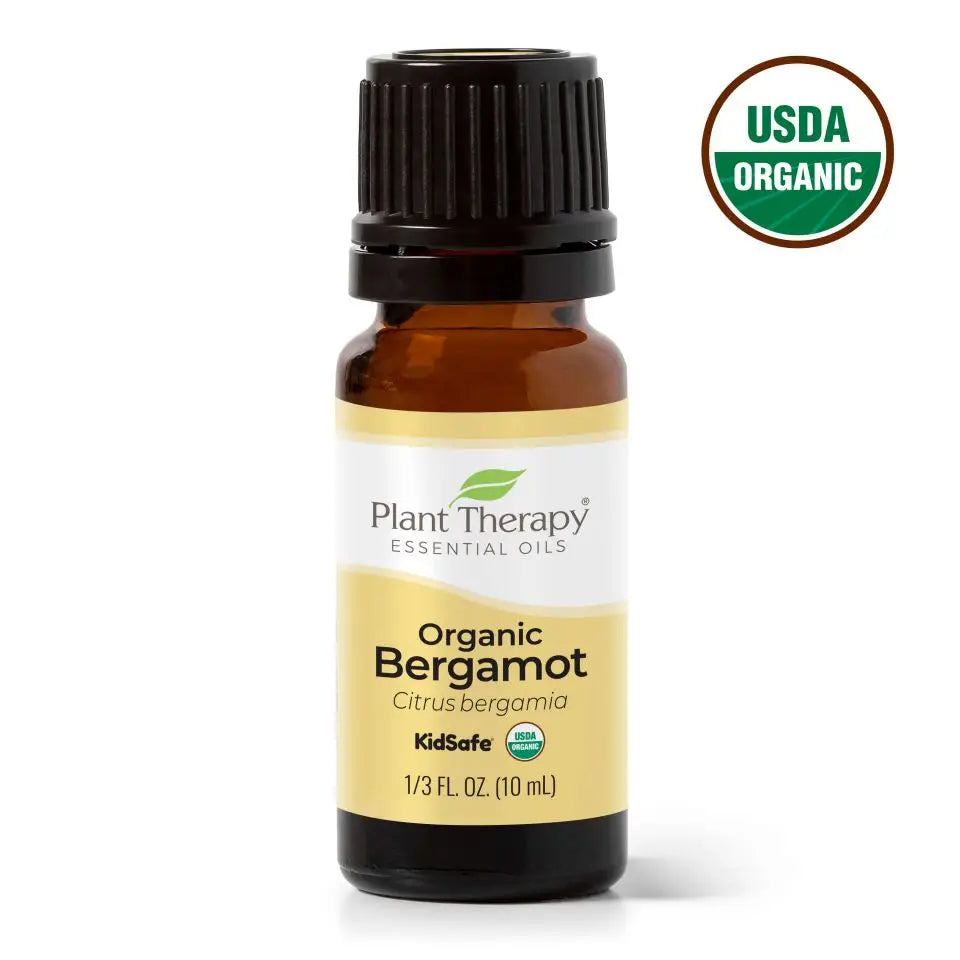 USDA organic bergamot essential oil 10ml