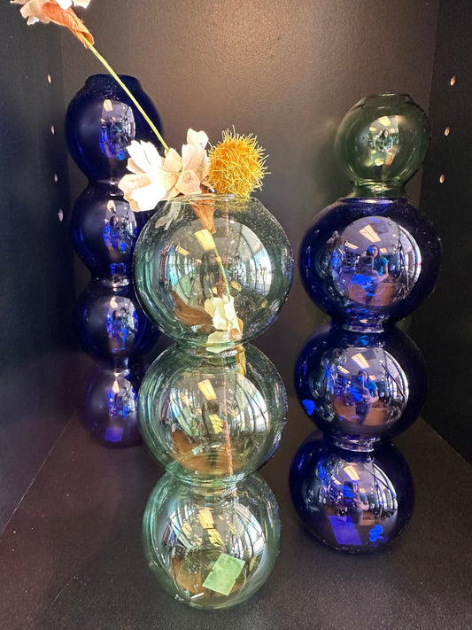 Glass flower vase LARGE