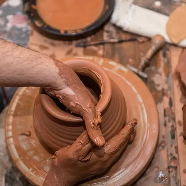 Traditional hoop vase.: L