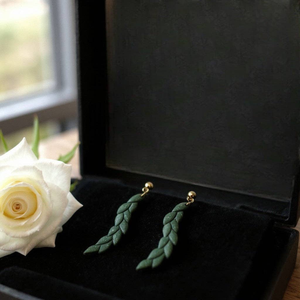 The Leaf Branch Drop Earrings – Grove · Garden Collection