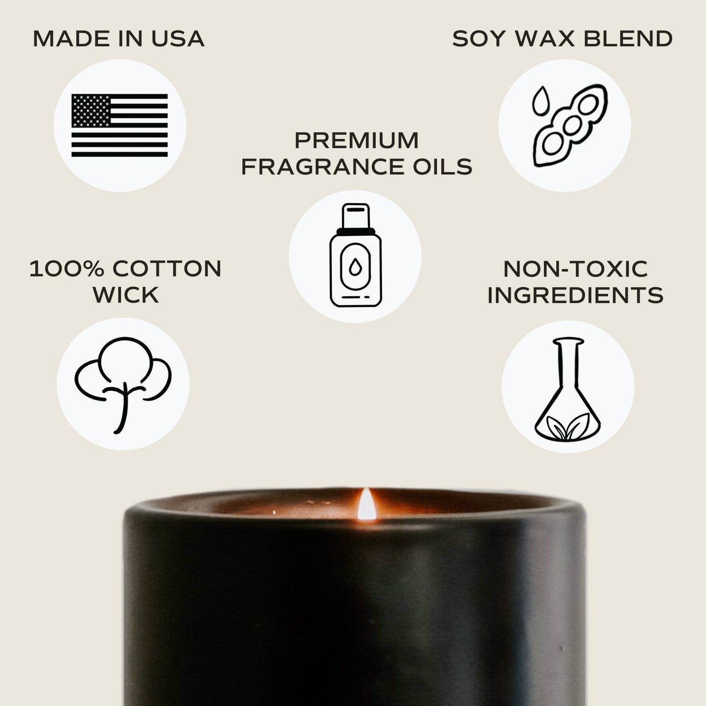 Fresh Coffee 12 oz Soy Candle - Home Decor & Gifts