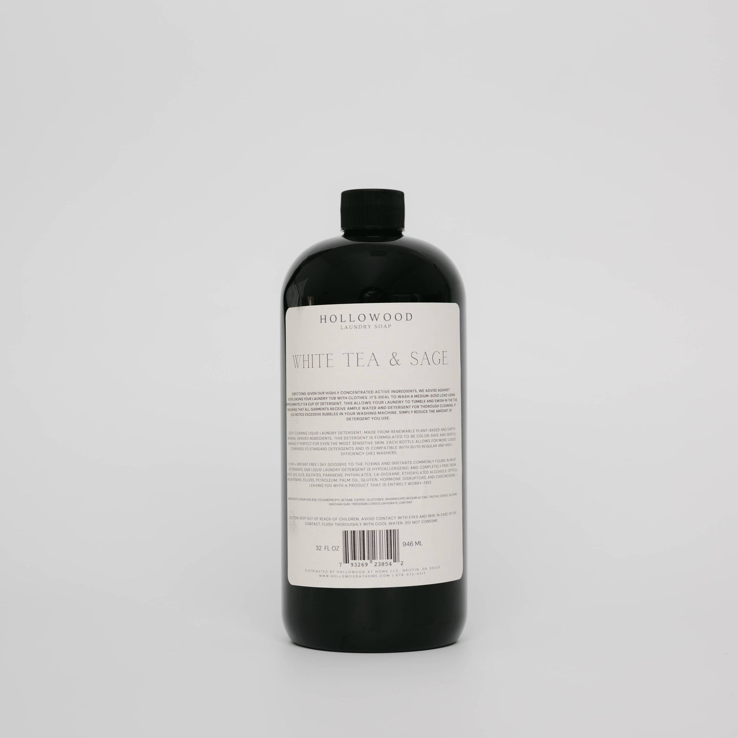 WHITE TEA & SAGE | LUXURY LIQUID LAUNDRY SOAP: 32 OZ
