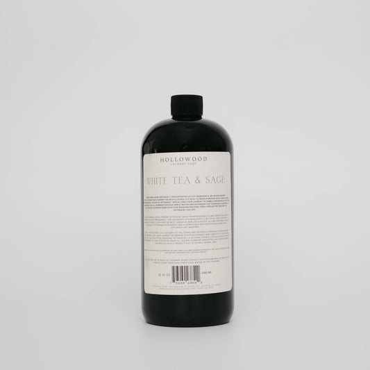 WHITE TEA & SAGE | LUXURY LIQUID LAUNDRY SOAP: 32 OZ