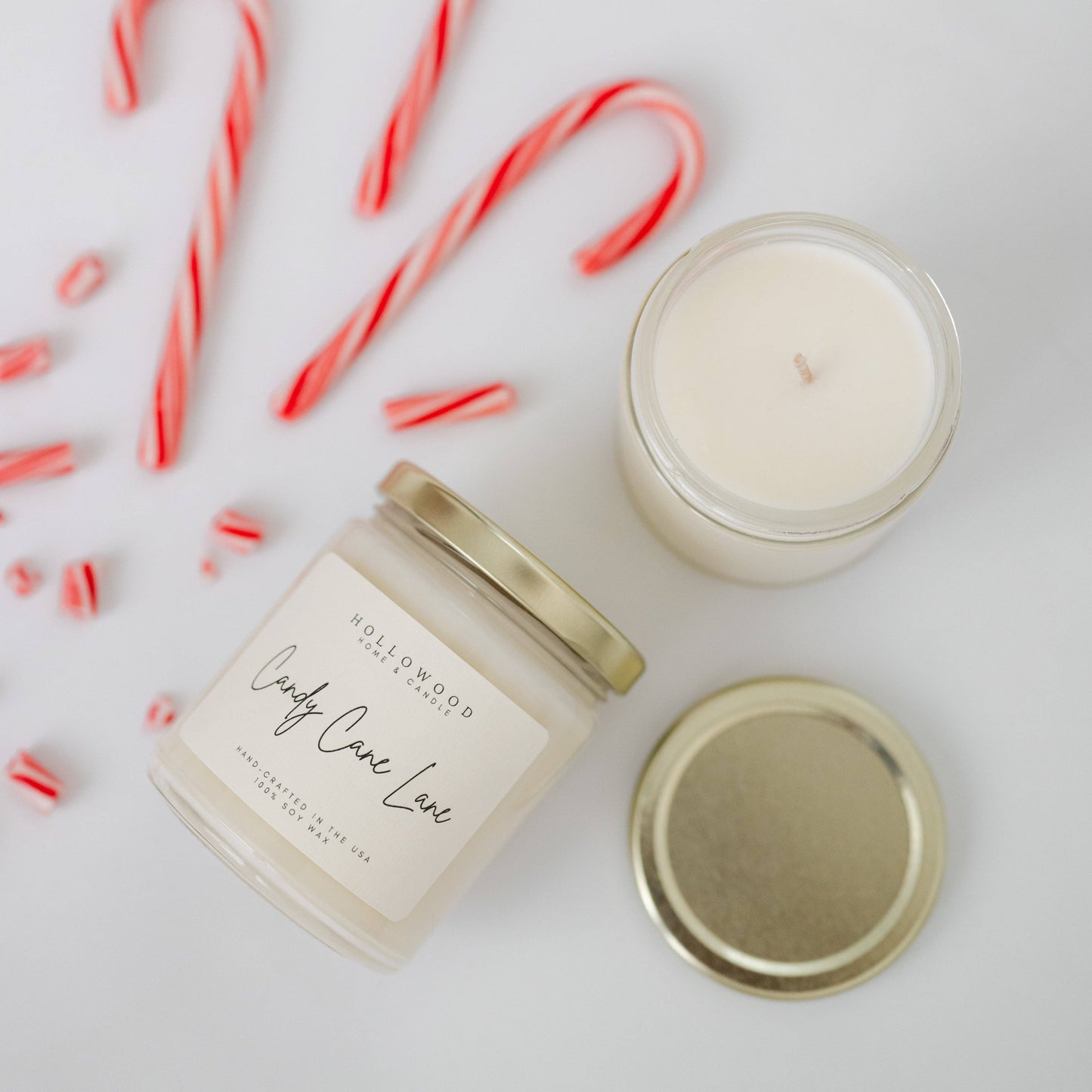 CANDY CANE LANE | HOLIDAY | 8 OZ CANDLES: 8 Oz