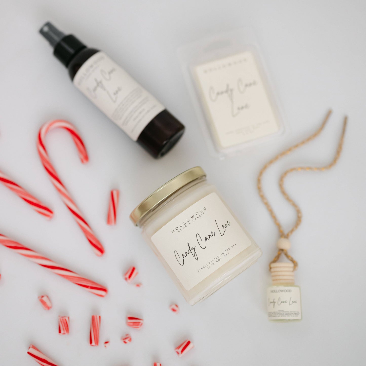 CANDY CANE LANE | HOLIDAY | 8 OZ CANDLES: 8 Oz