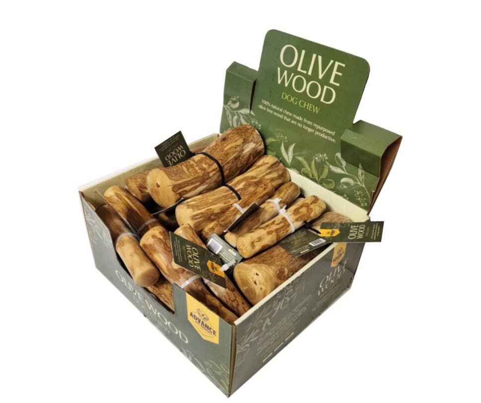 NEW Olive Wood chews! 100% natural chews from repurposed oli: Single Pack / Medium