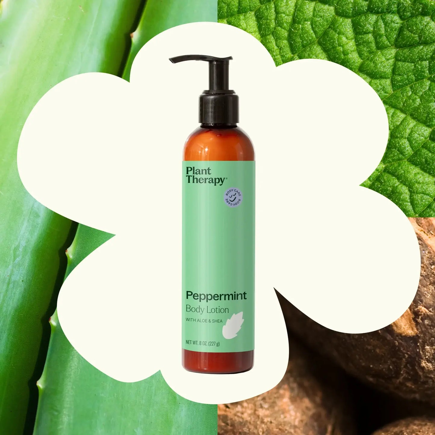 Peppermint Body Lotion with Aloe and Shea 8oz