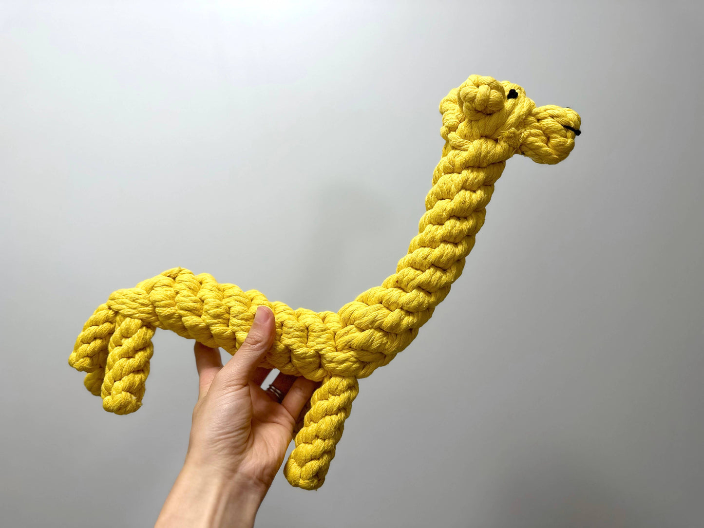 Handmade Sustainable Jumbo Giraffe Dog Rope Toys