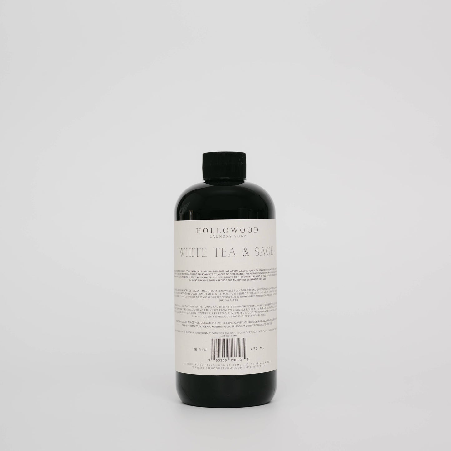 WHITE TEA & SAGE | LUXURY LIQUID LAUNDRY SOAP: 32 OZ