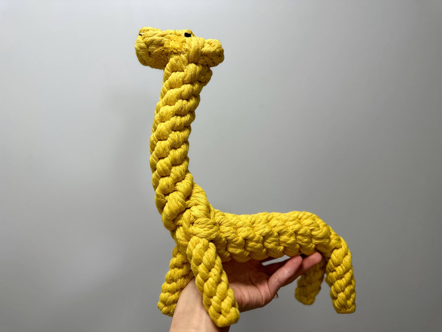 Handmade Sustainable Jumbo Giraffe Dog Rope Toys