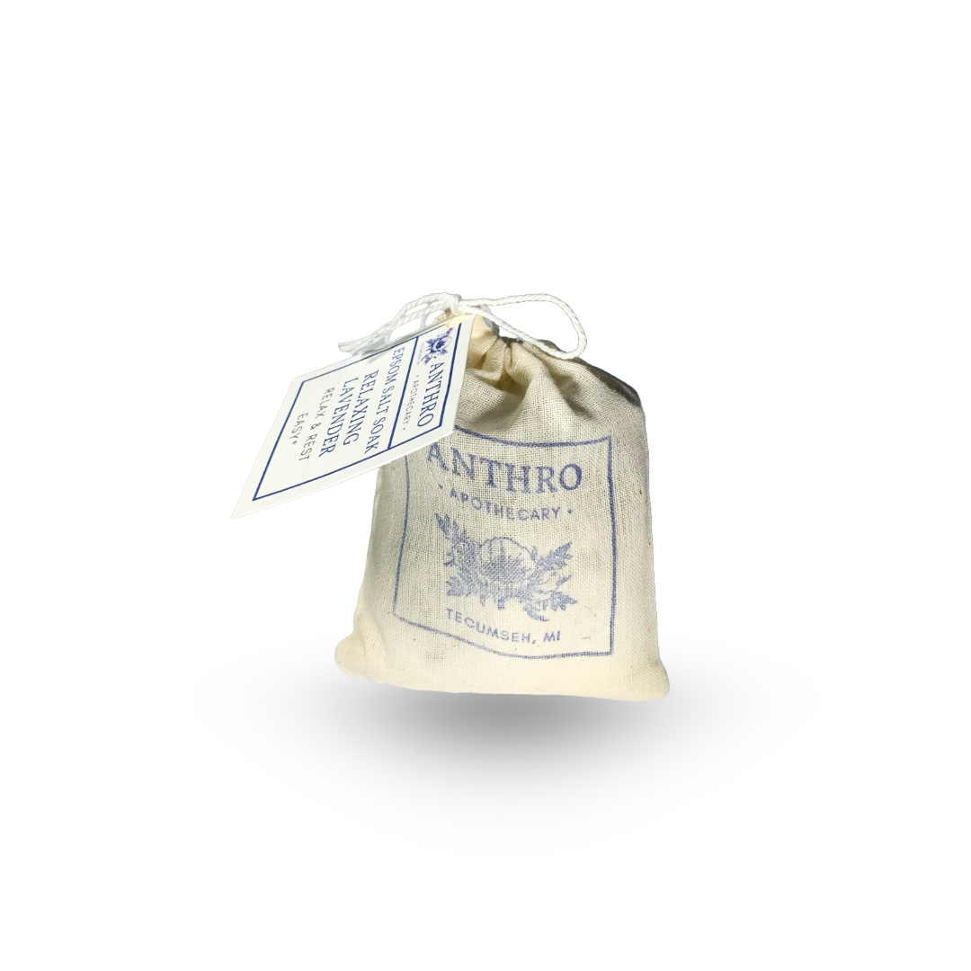 Epsom Salt Bath Sachet: Relaxing Lavender