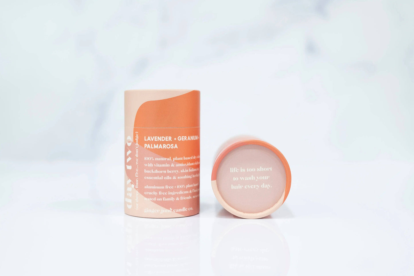 Day two • 100% natural dry shampoo: LEMONGRASS EUCALYPTUS
