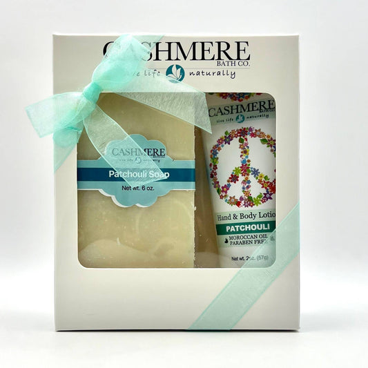 Gift Set Soap Lotion - Cashmere Bath Co: Patchouli