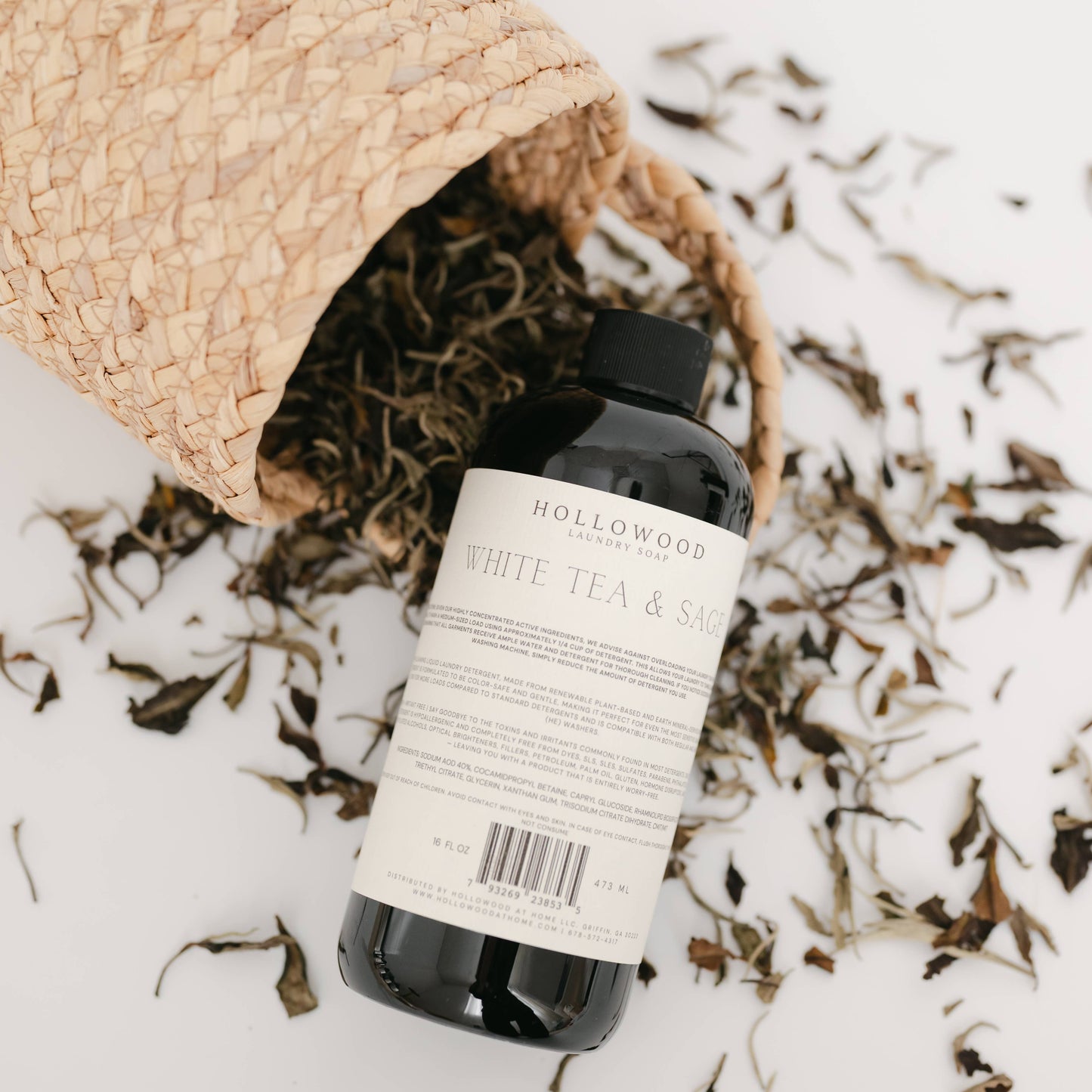 WHITE TEA & SAGE | LUXURY LIQUID LAUNDRY SOAP: 32 OZ