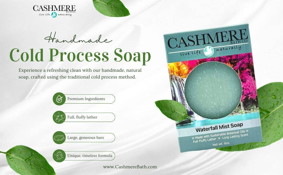Gift Boxed Handmade Soap - Cashmere Bath Co: Almond Blossom