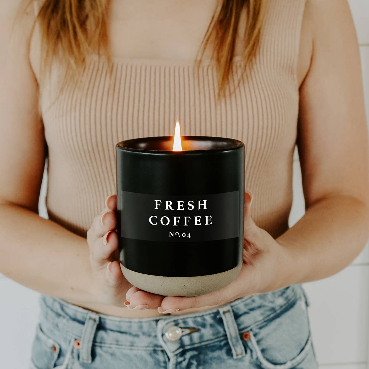 Fresh Coffee 12 oz Soy Candle - Home Decor & Gifts