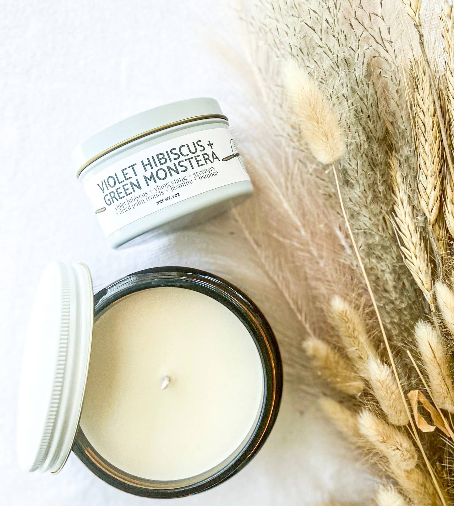 Quick Order: Matte White Candle Tins: Winterberry + Evergreen