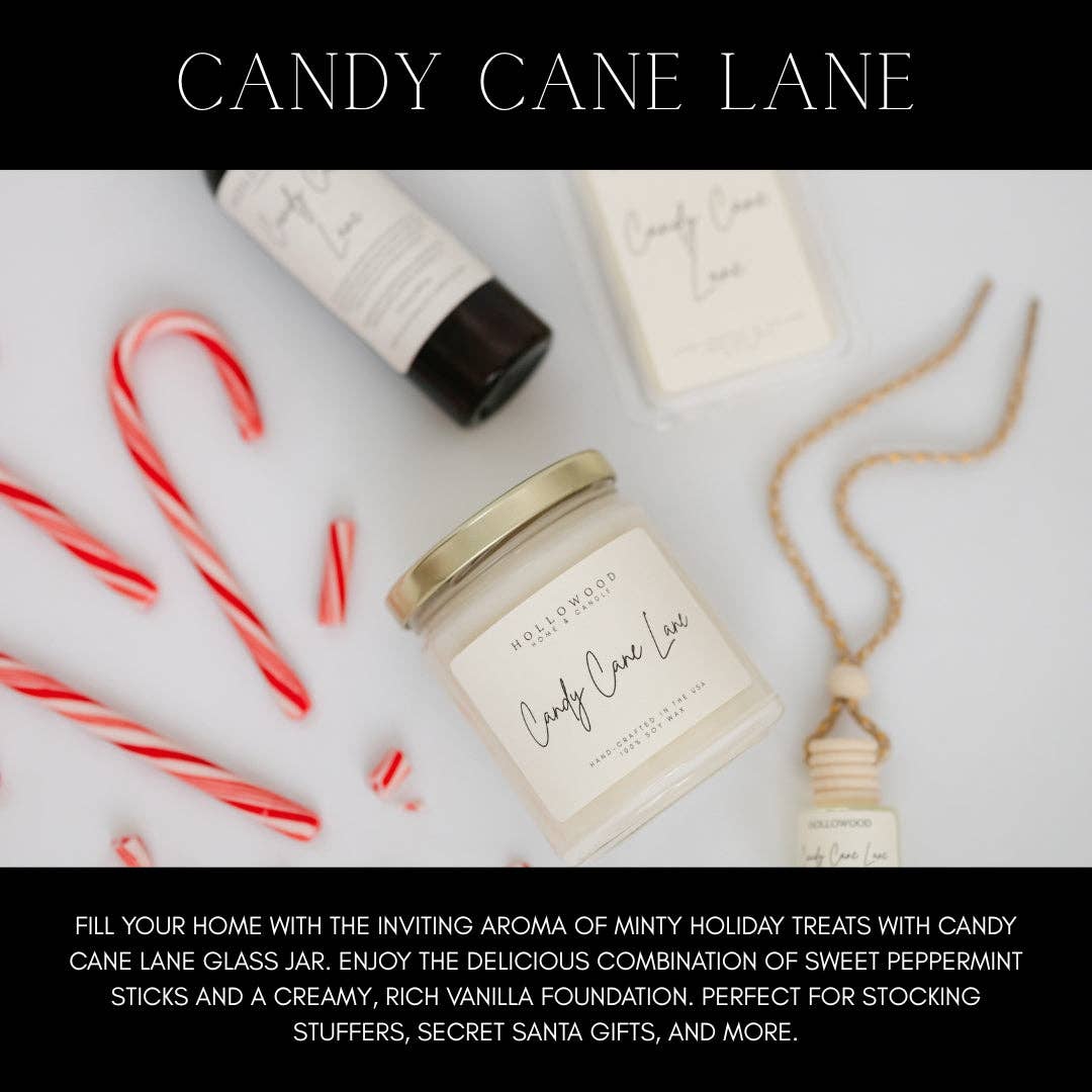 CANDY CANE LANE | HOLIDAY | 8 OZ CANDLES: 8 Oz