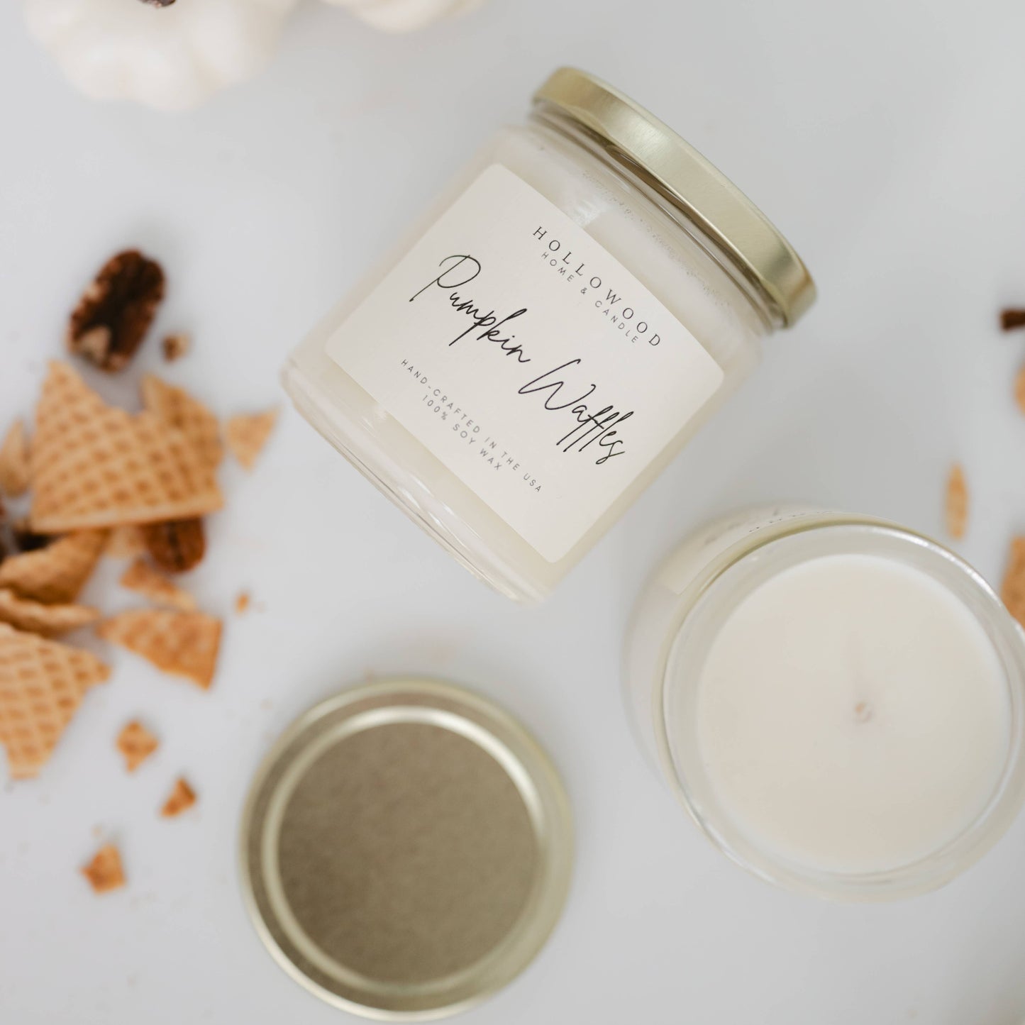 PUMPKIN WAFFLES | FALL | 8 OZ CANDLE: 8 OUNCE