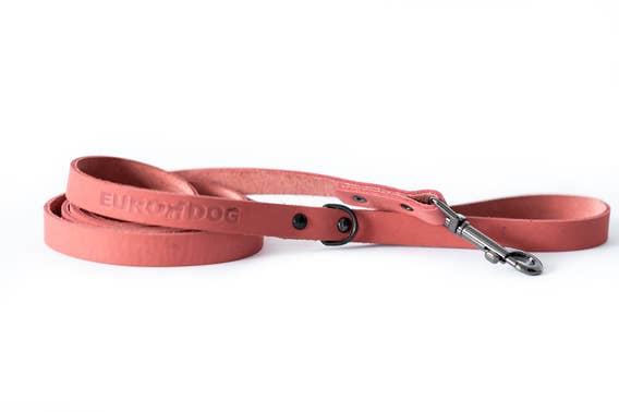 Sport Style Euro Dog Lead: Bark Brown / Large 3/4" Wide 6' Long