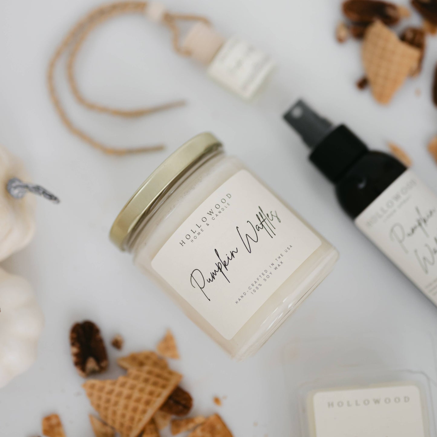 PUMPKIN WAFFLES | FALL | 8 OZ CANDLE: 8 OUNCE