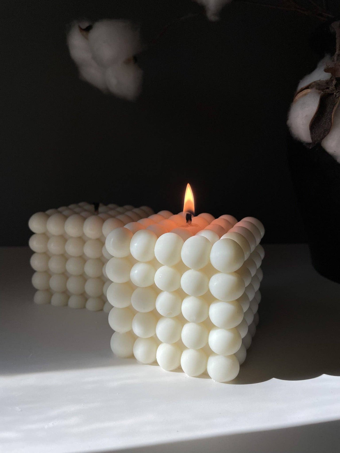 Big Bubble Candle: Woody