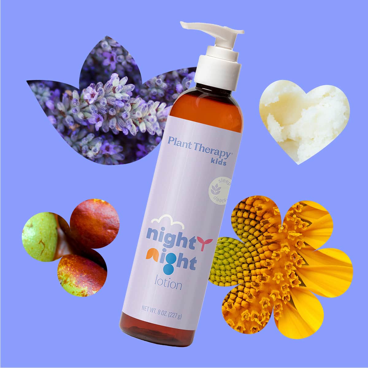 Plant Therapy Kids Nighty Night Lotion 8 oz