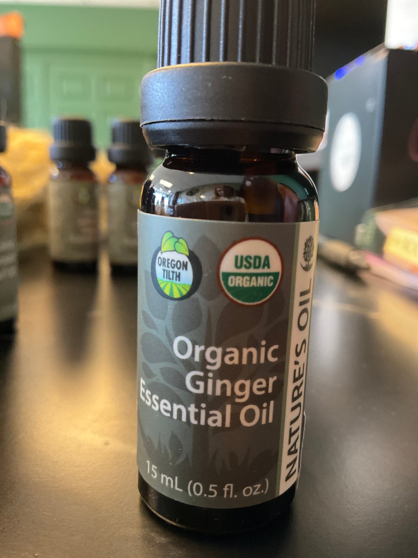 USDA organic ginger essential oil 15ml
