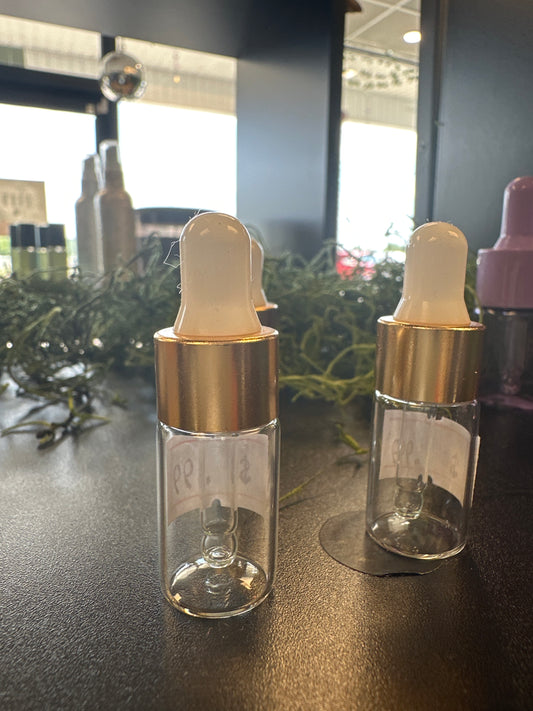 Glass 1mL dropper bottle