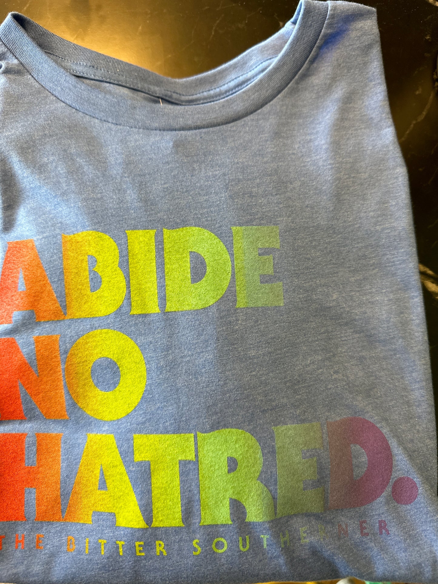 Abide No Hatred tee LG