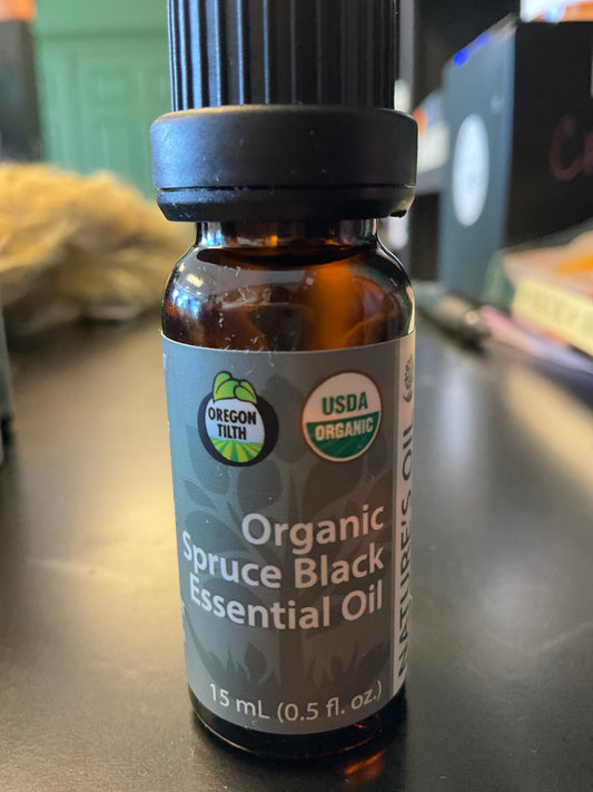 USDA organic black spruce essential oil 15 ml