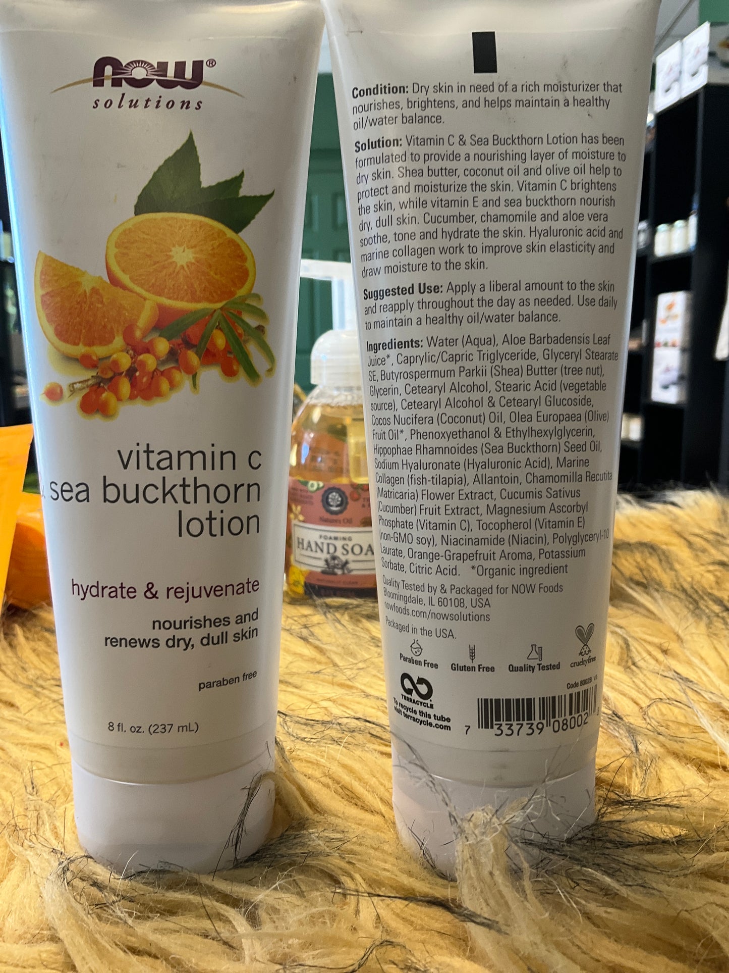 Vitamin c & sea buckthorn lotion