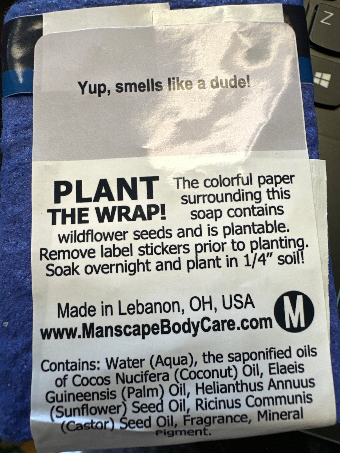 Handmade soap for men Dude soap