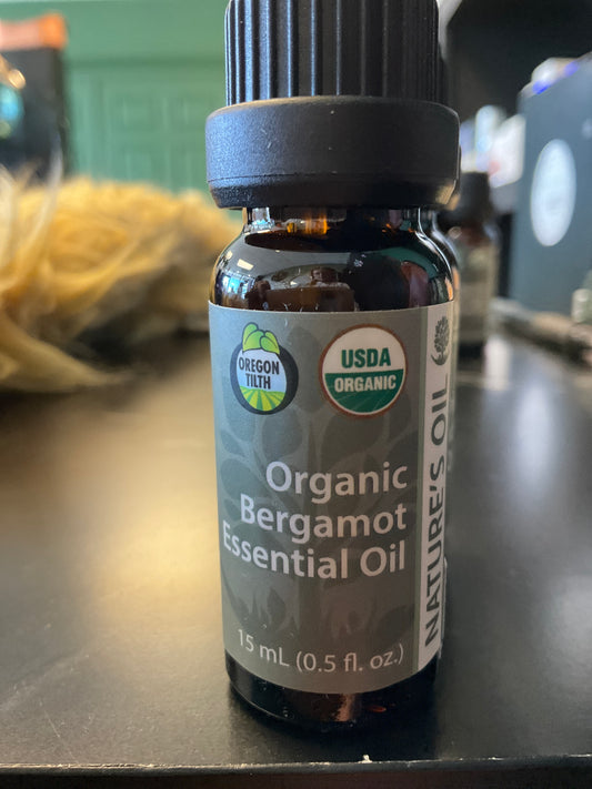 USDA organic bergamot essential oil 15ml