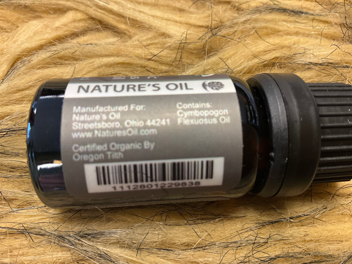 USDA organic lemongrass essential oil 10ml